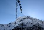 Sun rising behind Pang Puchi