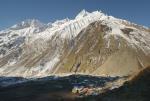 Samdo (with Manaslu and Naike Peak in the background)