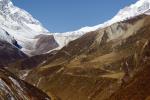Larkya Glacier and Larkya Pass