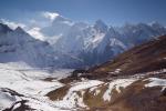 General views of Manaslu and Larkya Himal