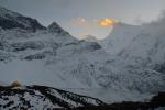 Manaslu at sunset