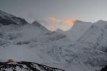 Manaslu at sunset