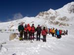 At the Larkya La (5160m)
