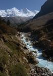 Views of Larkya and Manaslu Himal
