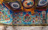 Ceiling of the entrance chorten of Mugu village