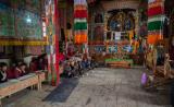 A ceremony in the gompa of Mugu