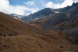 View up valley towards the Chyargo La