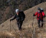 A very steep climb to 4500m
