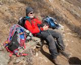 A pleasant break after the steep climb