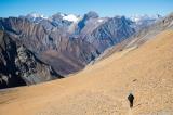 Heading towards the Yala La 5414m