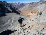 Heading towards the Yala La 5414m