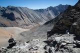 The way down the pass