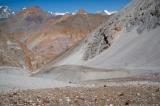 On the way to the pass looking back towards Tibet