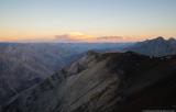 Descending from the Nyingma Gyanzen La at sunset