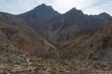 Heading down the valley and across up the mountain