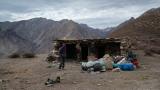 A stone hut by our camp