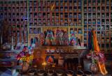 Inside the gompa of Bhijer