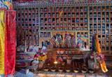 Inside the gompa of Bhijer