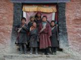 The lama of Bhijer with students