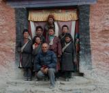 The lama of Bhijer with students