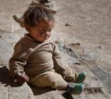 Toddler at Shey Gompa