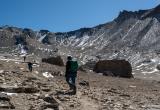 Heading towards the pass