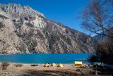 Our camp by the North end of Phoksumdo lake