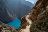 Trail above the lake