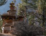 Chortens by the gompa