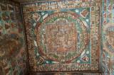 Mandala on the ceiling of a chorten