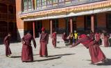 Monks in Chhode Gompa