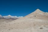 Heading up towards a ruined fort outside Lo Manthang
