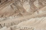 The road to Tsarang seen from high up