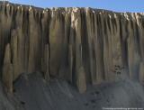 Cliffs with caves