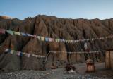 Prayer flags at Luri Gompa