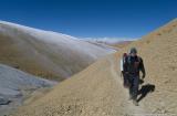 Nearing the top of the pass