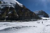 Arriving at high camp 