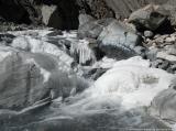 Ice and water